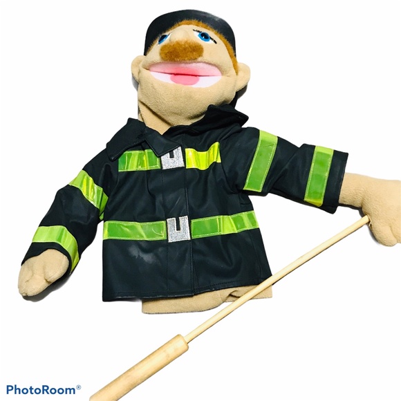 melissa and doug fireman puppet